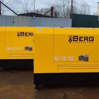 Передвижной дизельный компрессор BERG М-10-12