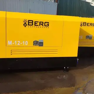 Передвижной дизельный компрессор BERG М-12-10